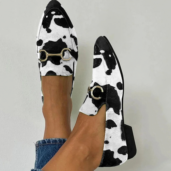 Diana™ | Mocasines con Detalle de Hebilla Impresa